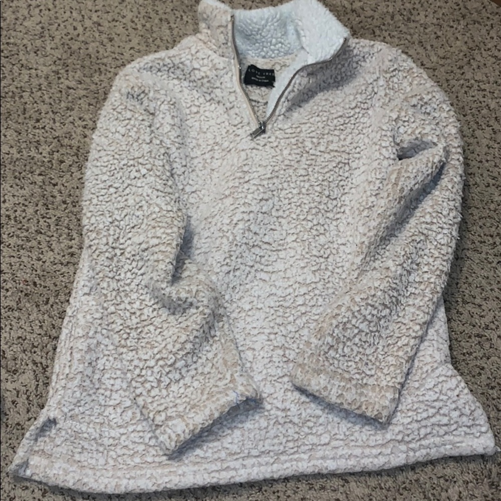 sherpa quarter zip